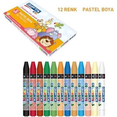 GIPTA PASTEL BOYA 12 RENK KARTON KUTU