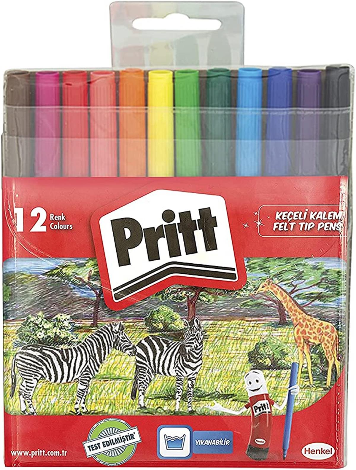 PRİTT KEÇELİ KALEM 12 RENK