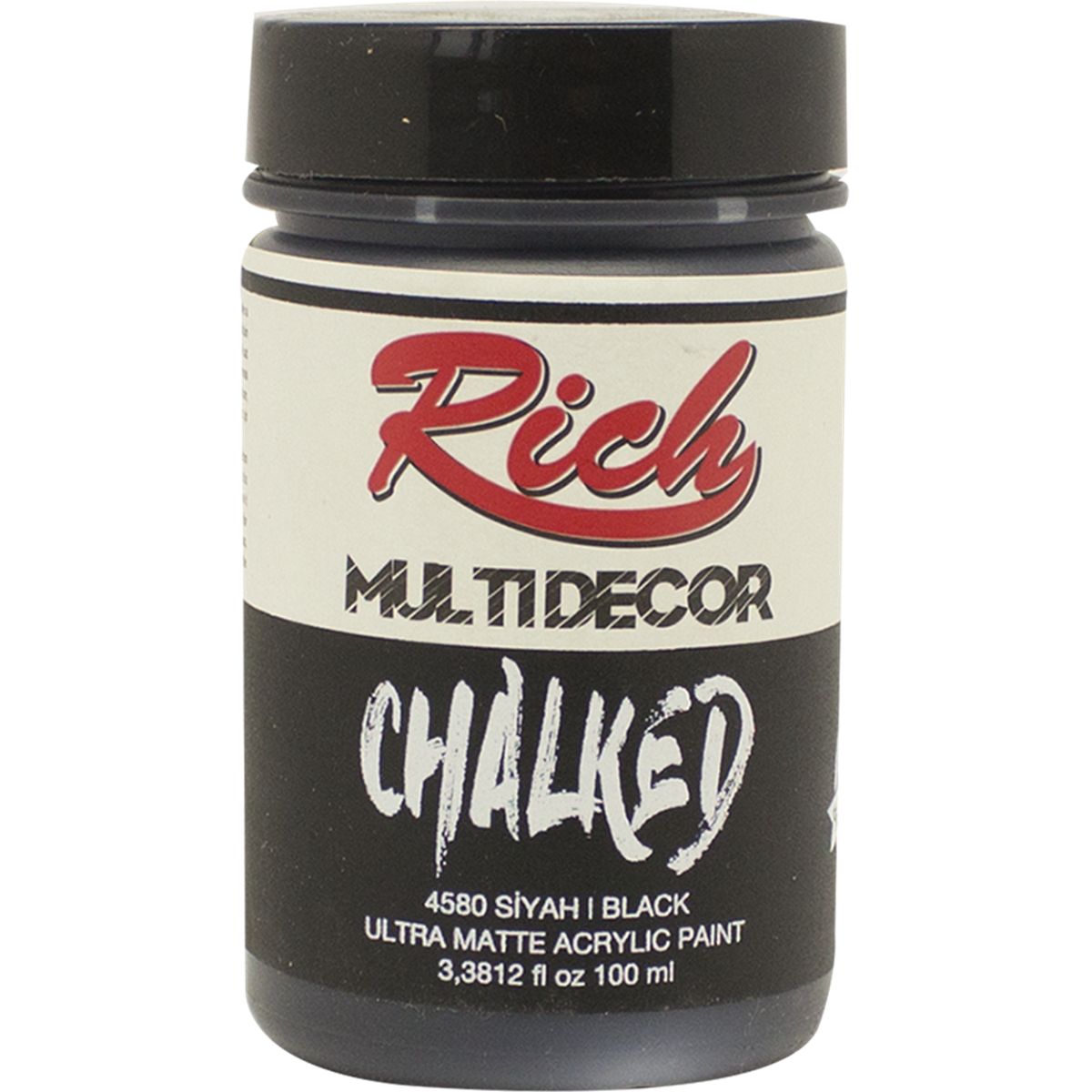 RİCH MULTİ DECOR CHALKED 100 CC. SİYAH 4580