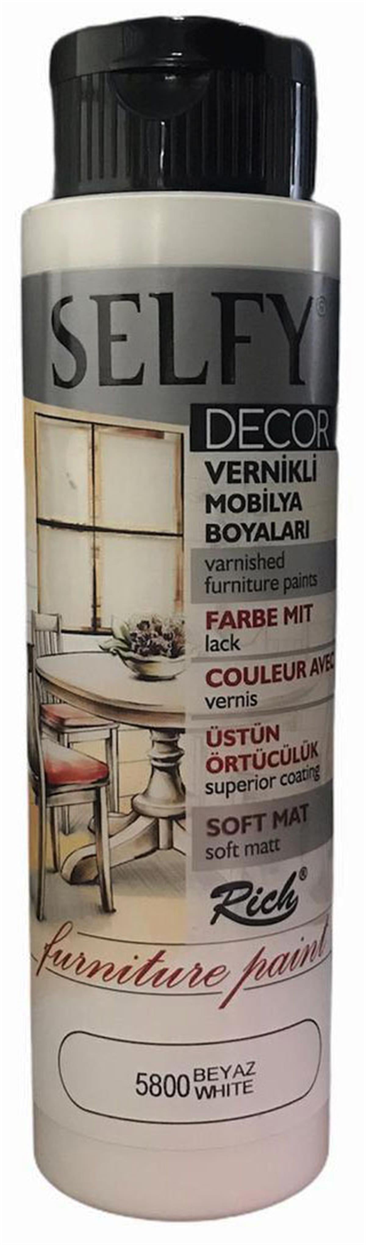 RİCH SELFY DECOR KENDİNDEN VERNİKLİ 500 CC. BEYAZ 5800