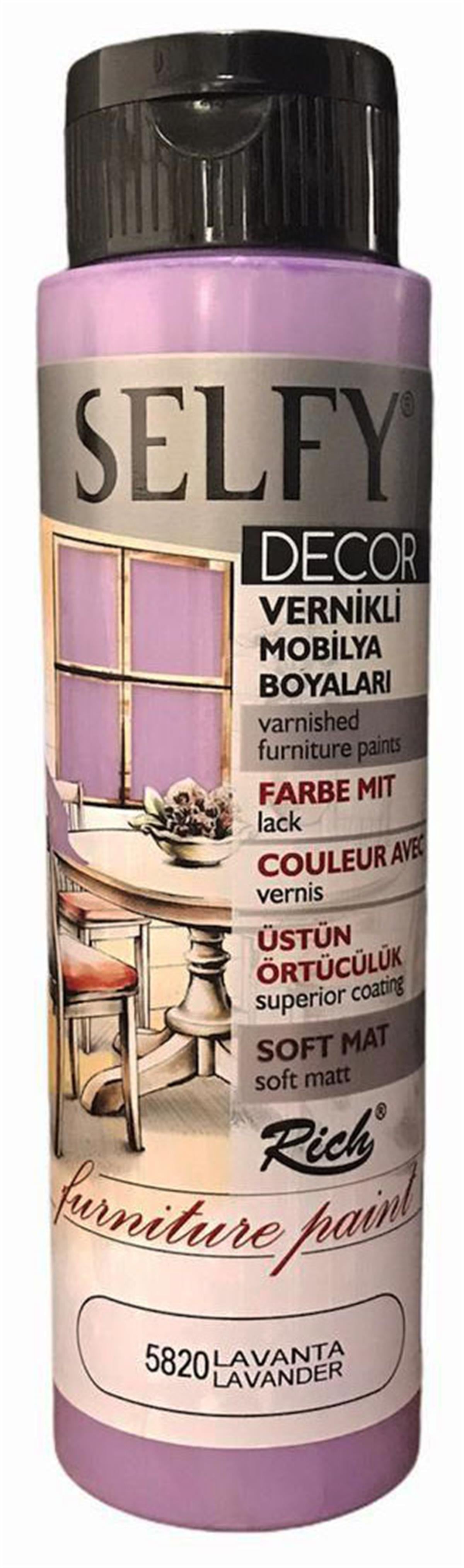 RİCH SELFY DECOR KENDİNDEN VERNİKLİ 500 CC. LAVANTA 5820