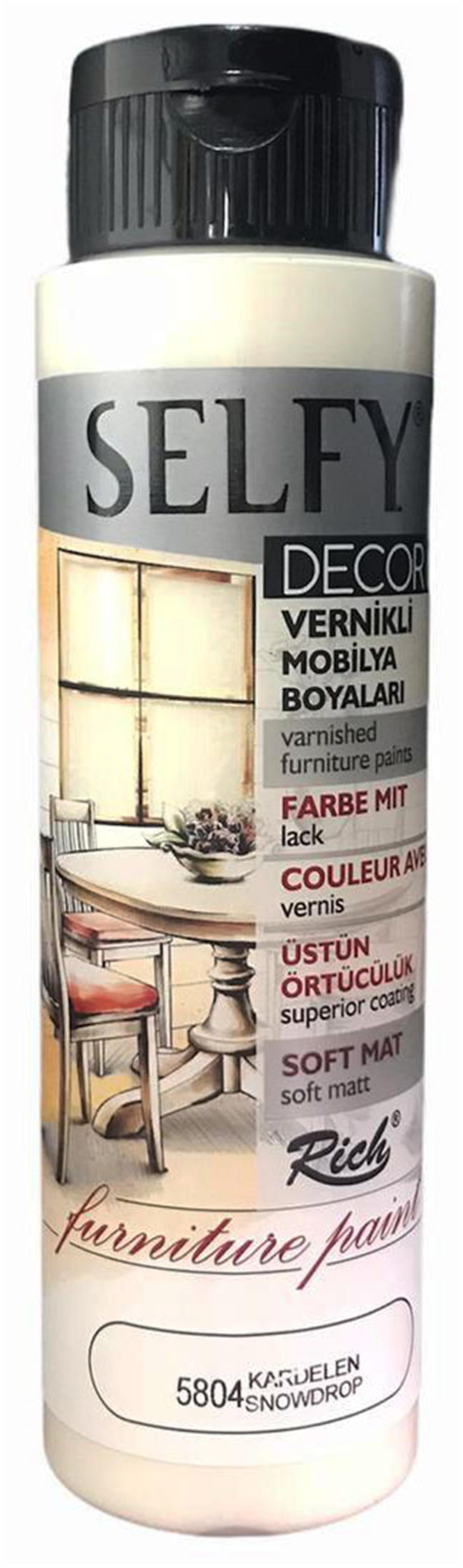 RİCH SELFY DECOR KENDİNDEN VERNİKLİ 500 CC. KARDELEN 5804
