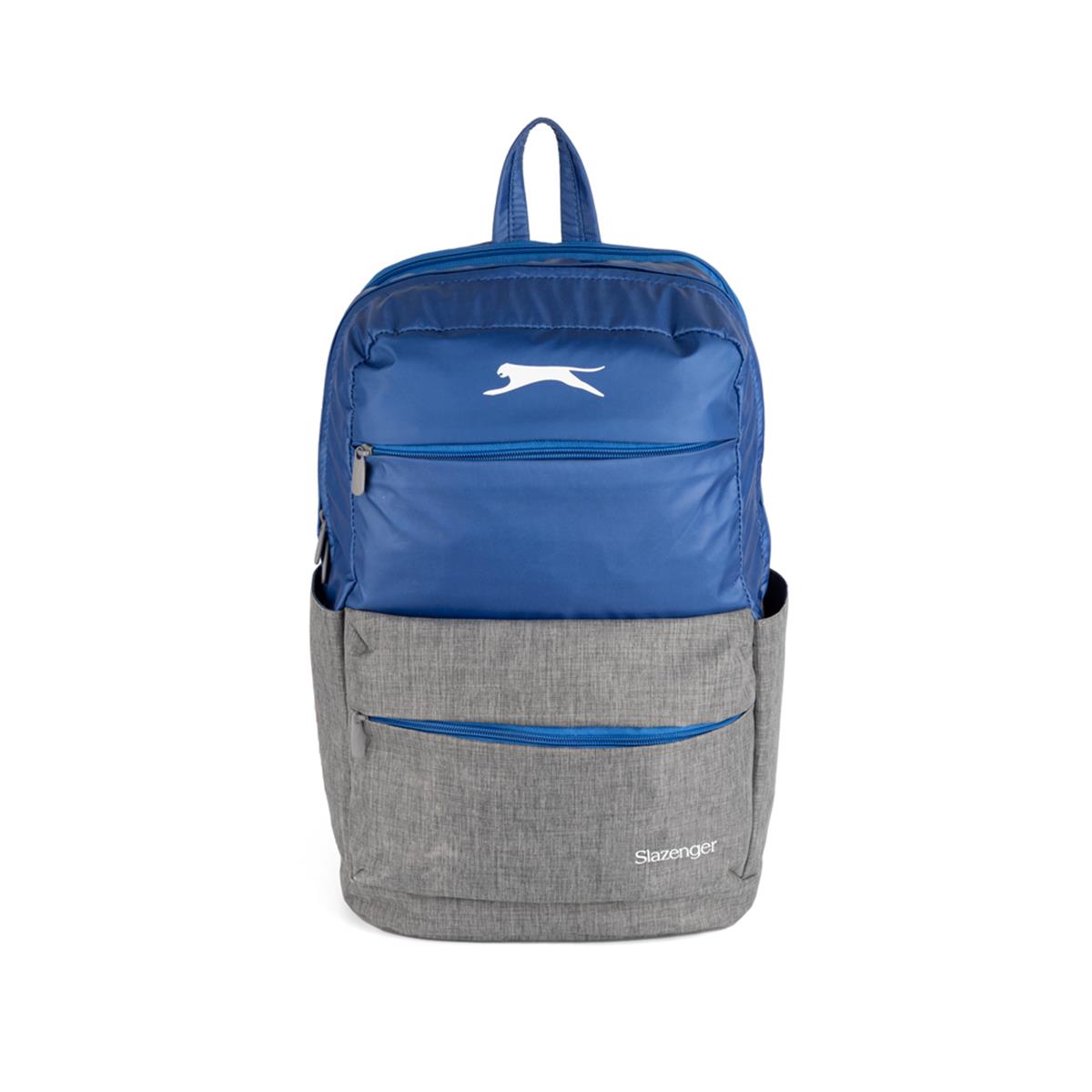 SLAZENGER TRAVELLER GRİ MAVİ SIRT ÇANTASI 23162