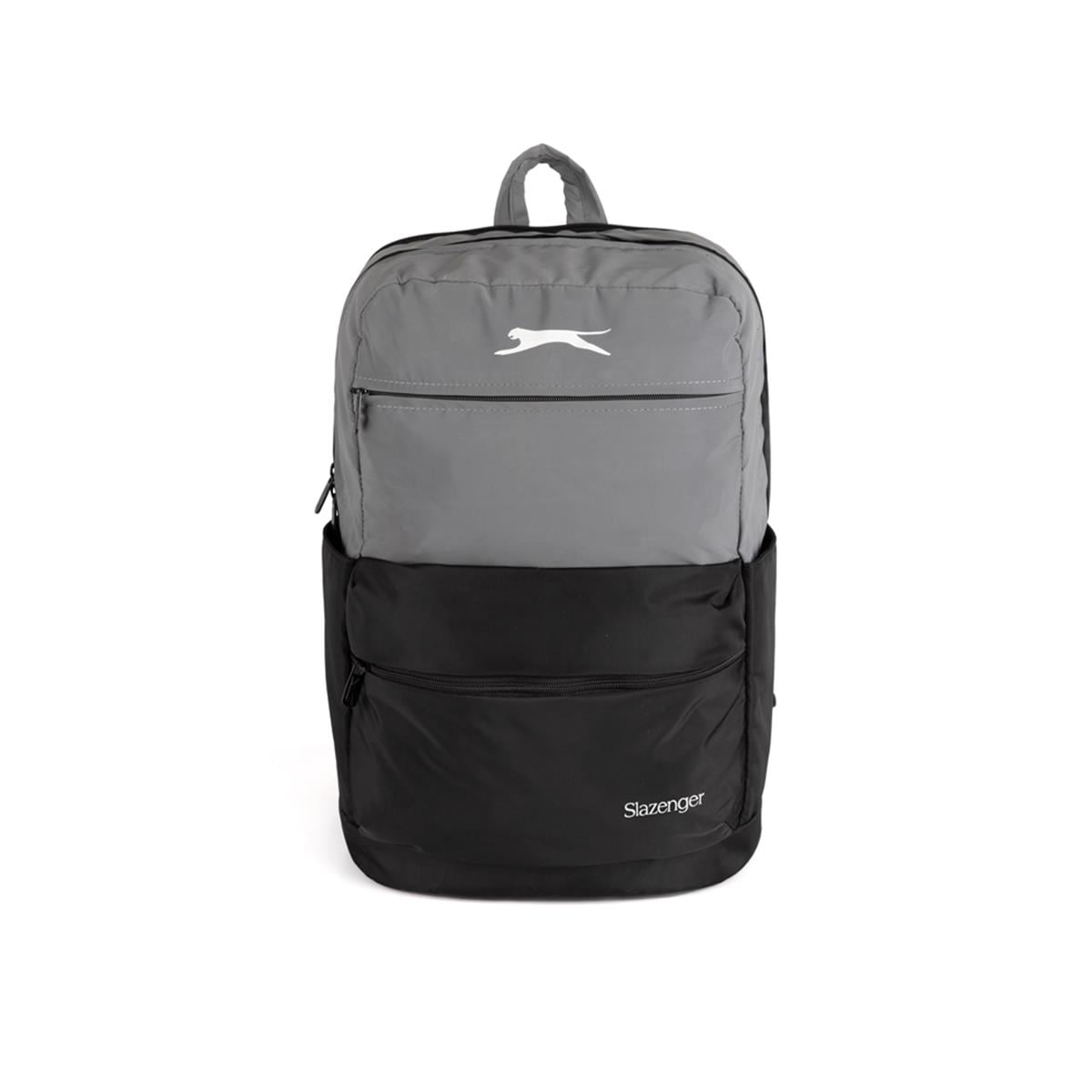 SLAZENGER TRAVELLER GRİ SİYAH SIRT ÇANTASI 23160