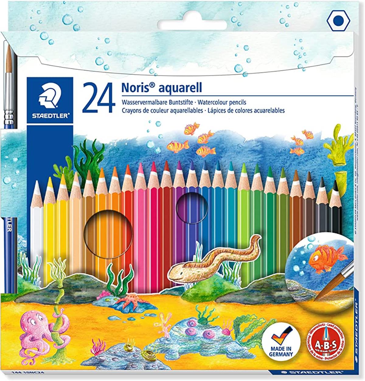 STAEDTLER NORİS AQUARELL 24 RENK KURU-SULU KALEM