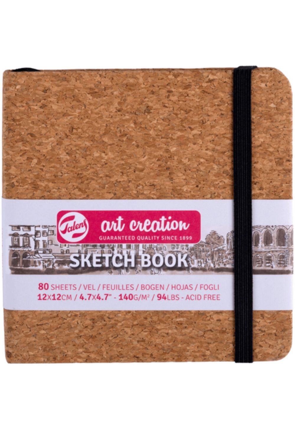 TALENS ART CREATİON SKETCH BOOK CORK 12*12 cm.