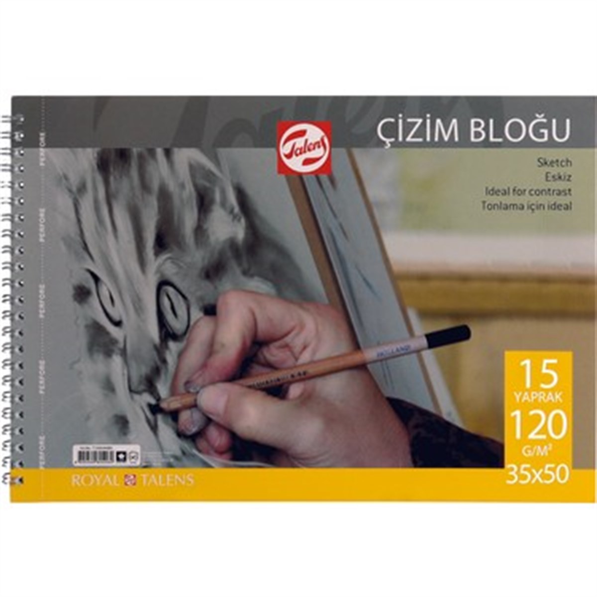 TALENS ÇİZİM BLOĞU 120 GR. 35*50 15 YAPRAK