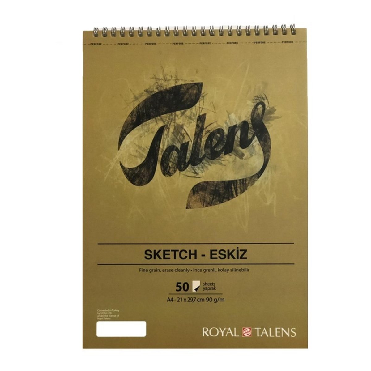 TALENS ESKİZ ÇİZİM BLOĞU A4 90 GR. SPİRALLİ