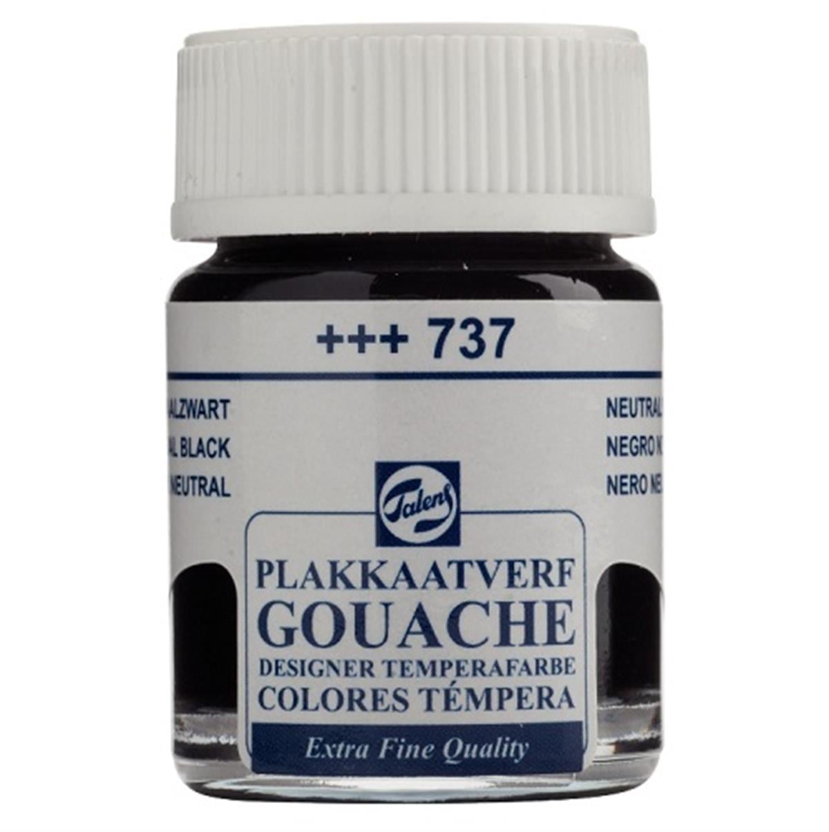 TALENS GUAJ BOYA 16 ML. 737 NEUTRAL BLACK SİYAH