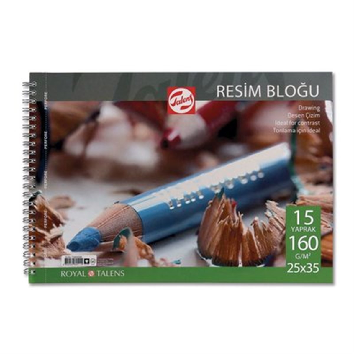 TALENS RESİM BLOĞU 160 GR. 25*35 15 YAPRAK