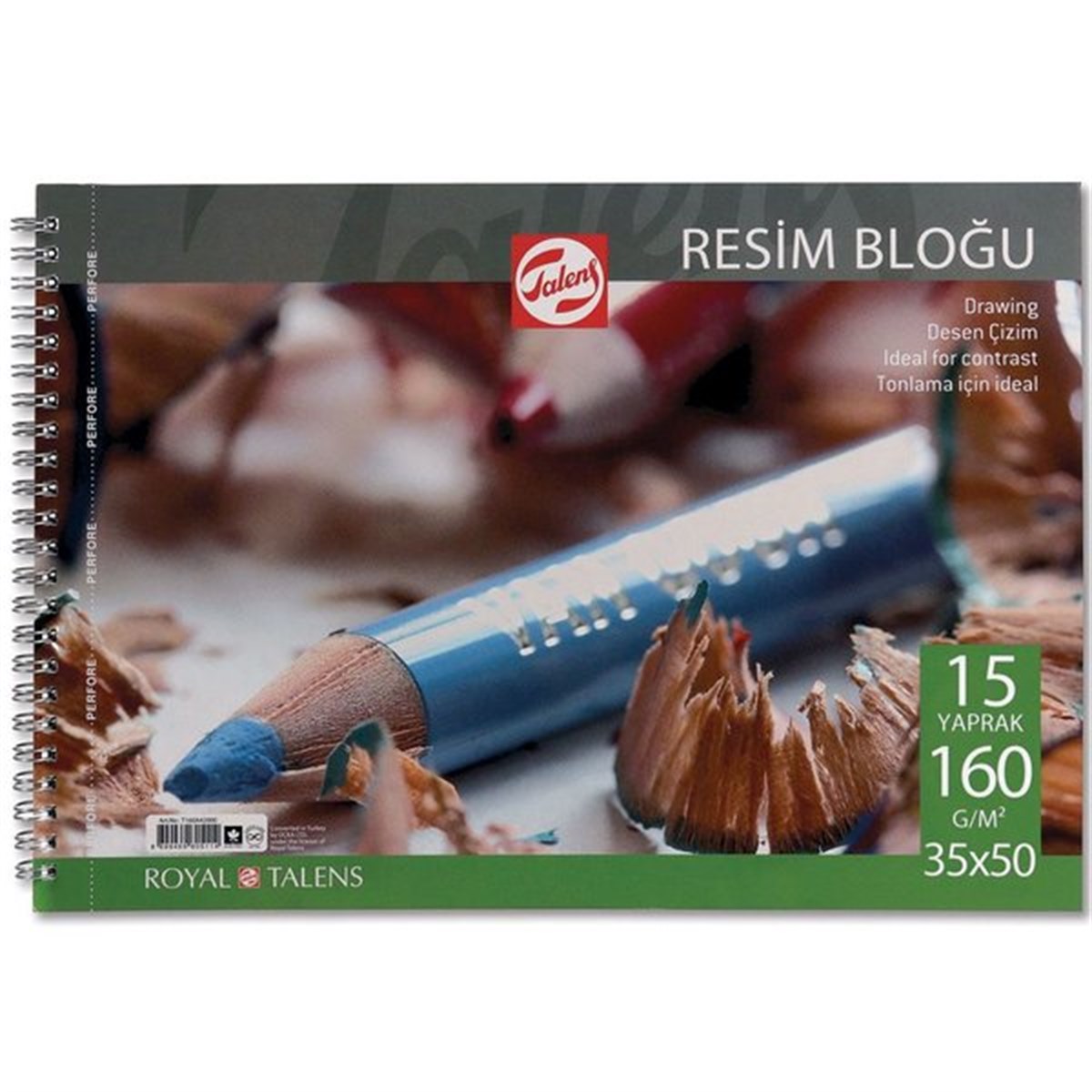 TALENS RESİM BLOĞU 160 GR. 35*50 15 YAPRAK