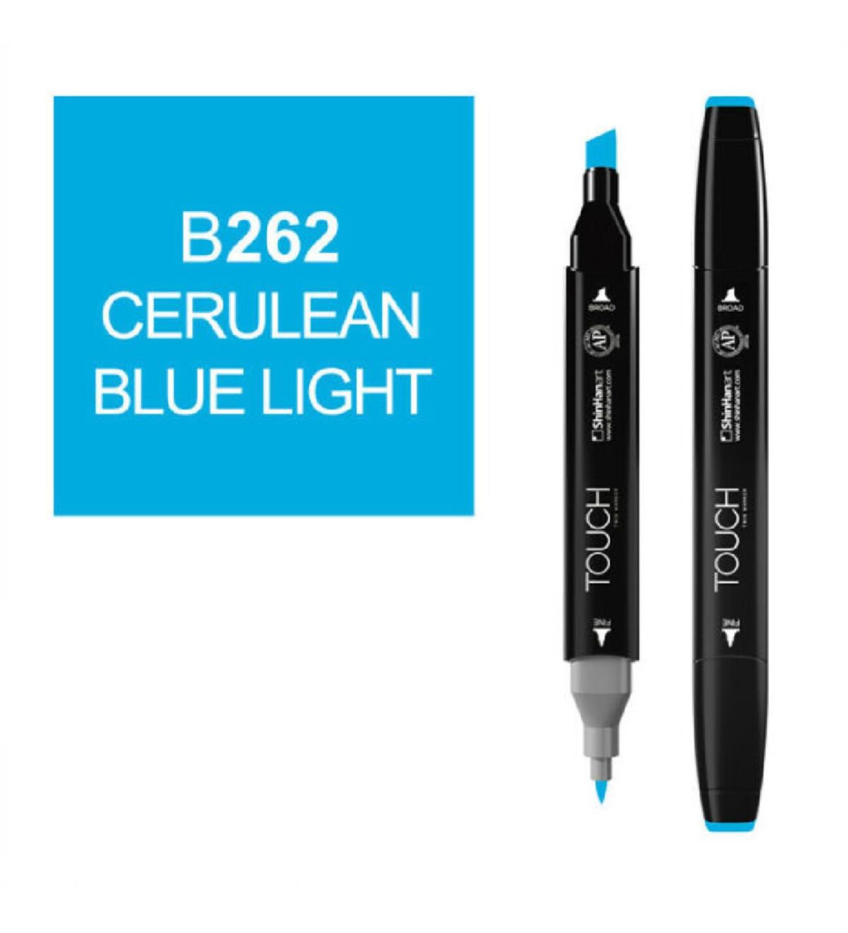 TOUCH TWIN MARKER B262 CERULEAN BLUE LIGHT 