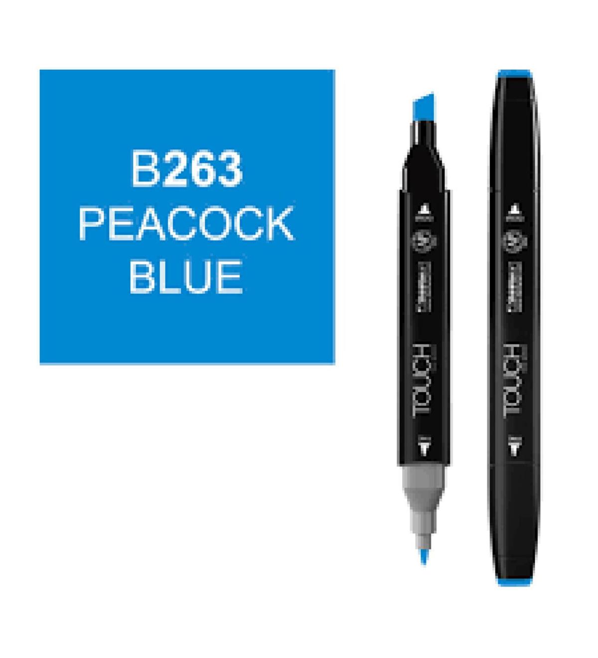 TOUCH TWIN MARKER B263 PEACOCK BLUE 