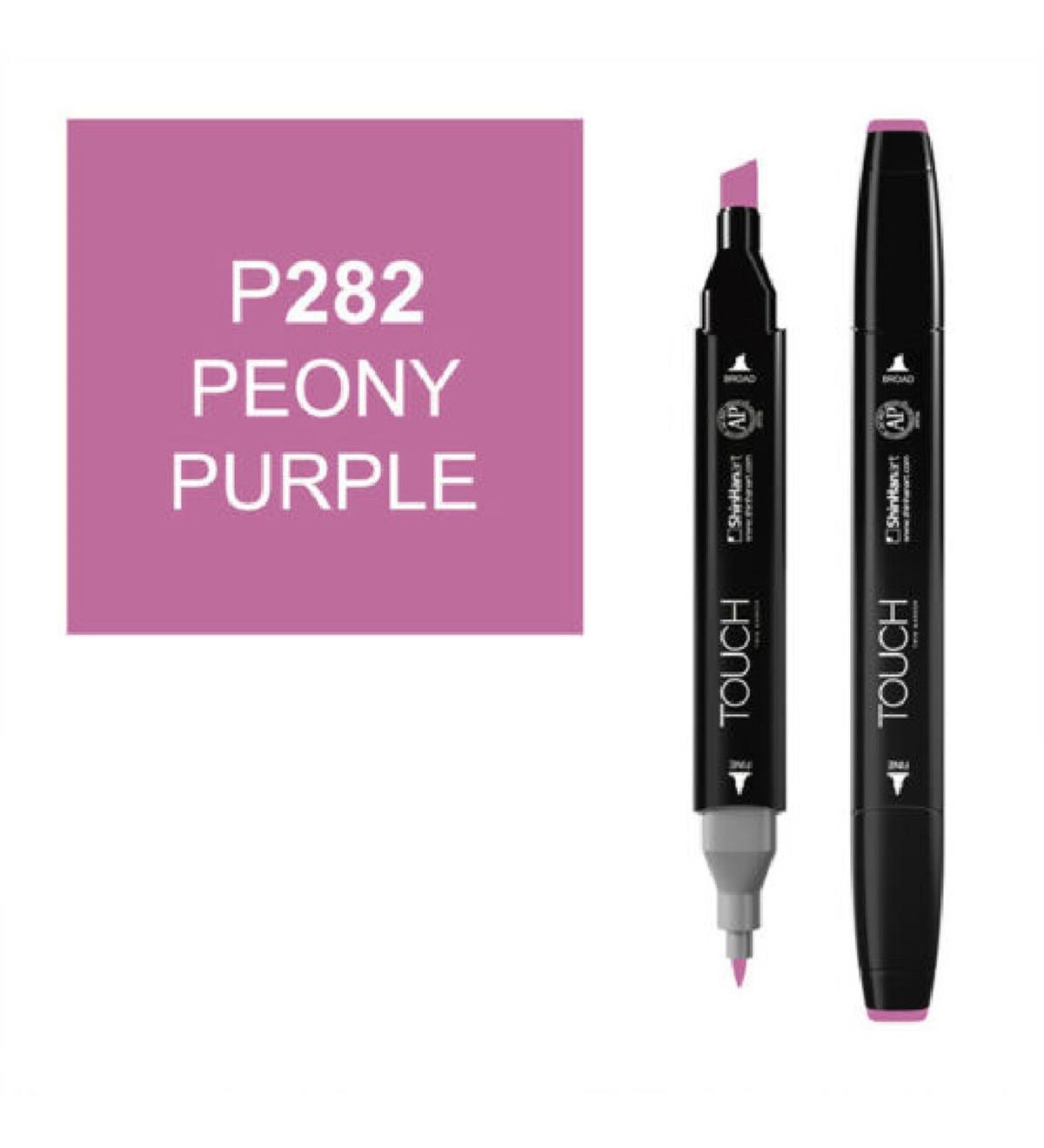 TOUCH TWIN MARKER P282 PEONY PURPLE 