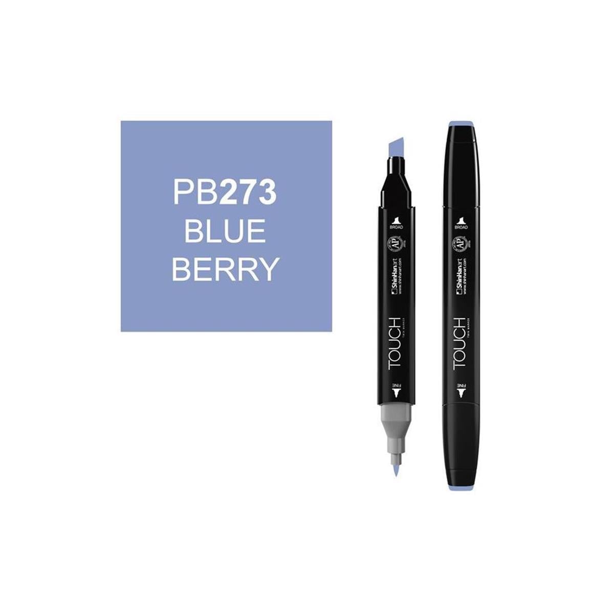 TOUCH TWIN MARKER PB273 BLUE BERRY 