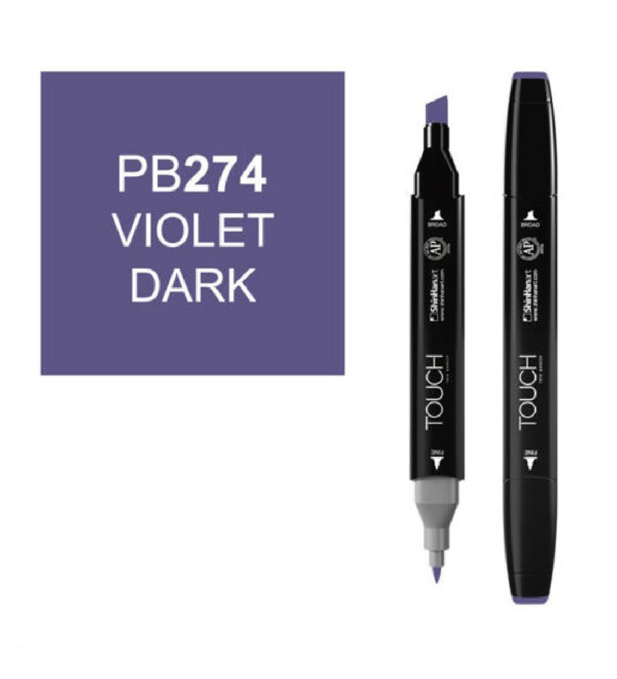 TOUCH TWIN MARKER PB274 VIOLET DARK 