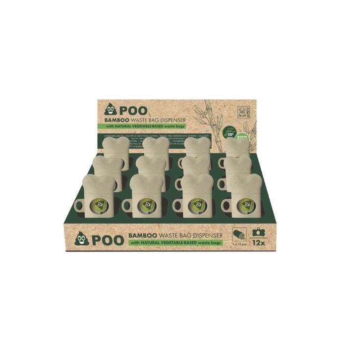 10123099 M-PETS POO BAMBOO DIŞKI TOPLAMA SETİ 15 YAPRAK 12Lİ SET