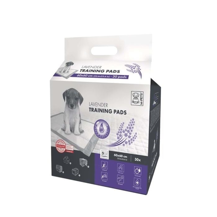 10162310 M-PETS  LAVANTALI KÖPEK ÇİŞ EĞİTİM PEDİ 60X60CM 30LU