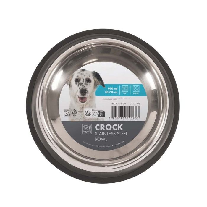 10504699 M-PETS CROCK PASLANMAZ ÇELİK MAMA KABI (L)