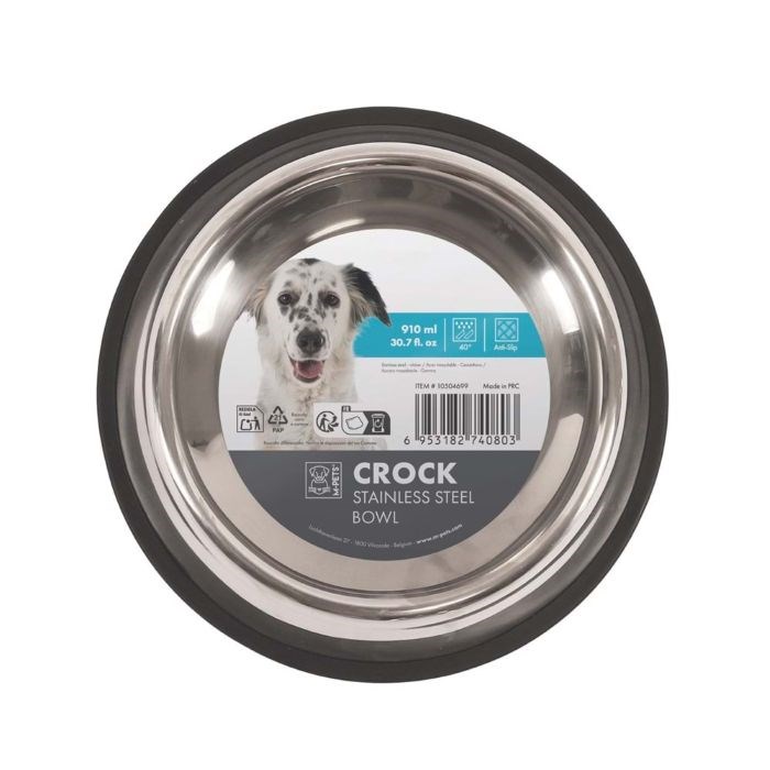 10504699 M-PETS CROCK PASLANMAZ ÇELİK MAMA KABI (L)
