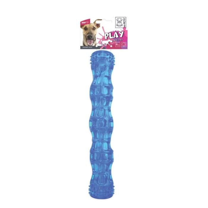 10608199 M-PETS SQUEAKY STİCK KÖPEK OYUNCAĞI BLUE 27.3X5CM