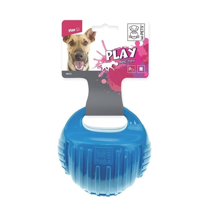 10629217 M-PETS ARCO BALL KAUÇUK KÖPEK OYUNCAĞI (M) BLUE