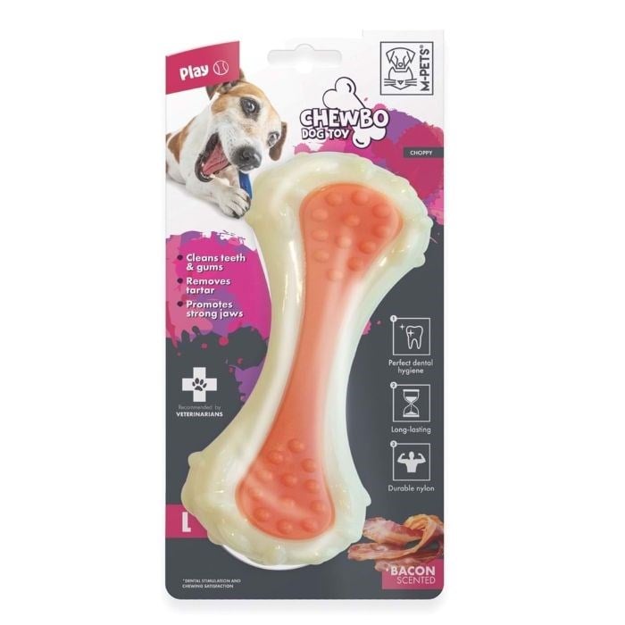 10634616 M-PETS CHEWBO CHOPPY DENTAL ET AROMALI KÖPEK OYUNCAĞI (L)