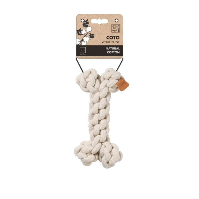 10648701 M-PETS COTO WHITE BONE 19CM ÖRGÜ KEMİK OYUNCAK