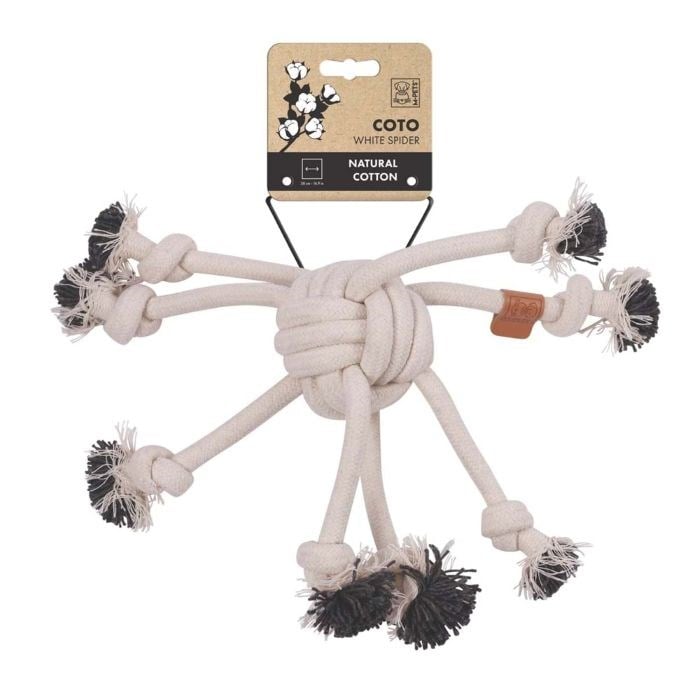 10653901 M-PETS COTO WHİTE SPİDER 38CM ÖRGÜ OYUNCAK