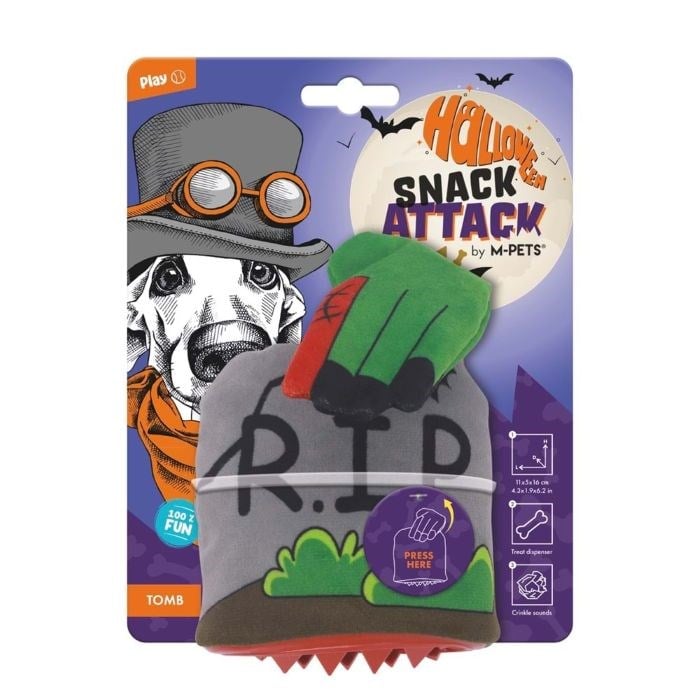 10659099 M-PETS HALLOWEEN TOMB SNACK ATTACK KÖPEK OYUNCAĞI