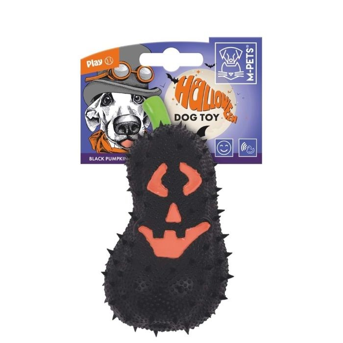 10664499 M-PETS HALLOWEEN BLACK PUMPKIN KÖPEK OYUNCAĞI
