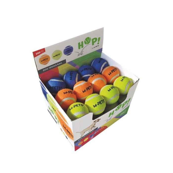 10670699 M-PETS HOP TENNİS TOPU MİX COLOR 5CM 36LI SET DISPLAY