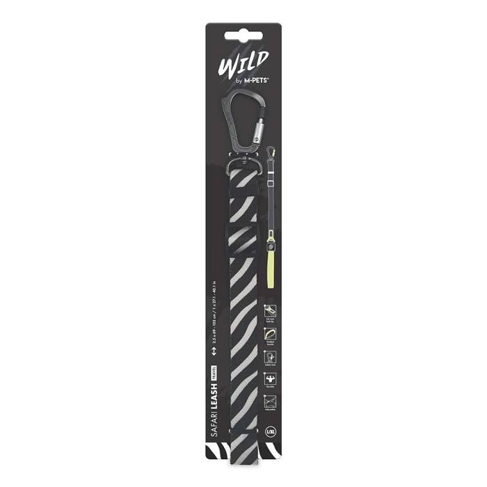 10836799 M-PETS WILD SAFARI LEASH TRAVEL (L-XL)