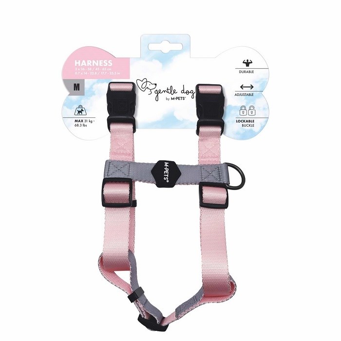 10846499 M-PETS GENTLE DOG GÖĞÜS TASMASI PİNK (M)
