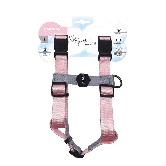 10846599 M-PETS GENTLE DOG GÖĞÜS TASMASI PİNK (L)