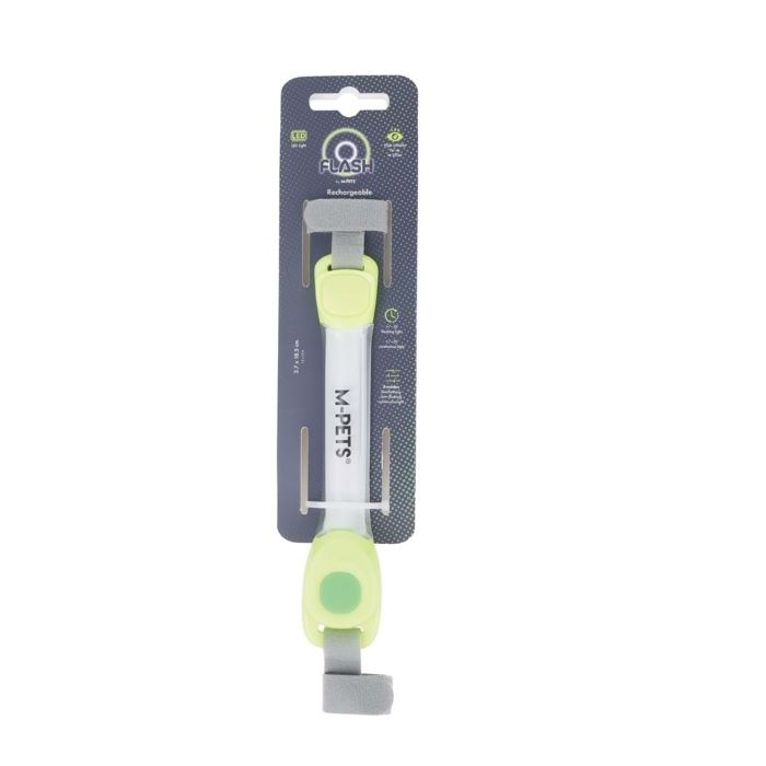10855999 M-PETS FLASH LED BAND GREEN