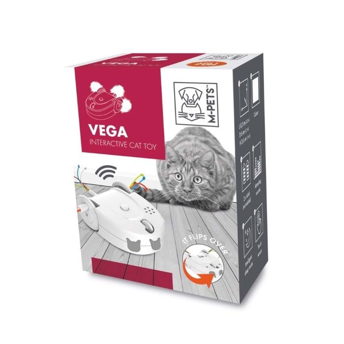 20630699 M-PETS VEGA İNTERAKTİF KEDİ OYUNCAĞI WHİTE