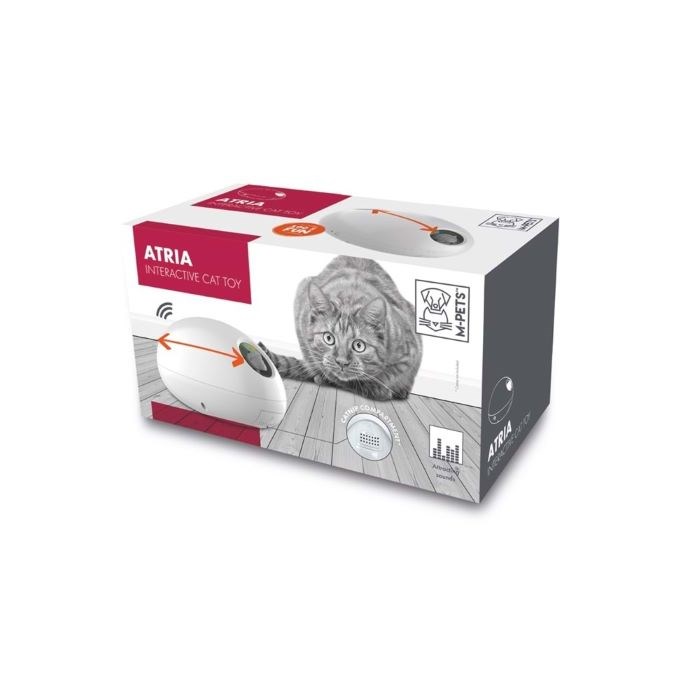 20631399 M-PETS ATRIA İNTERAKTİF KEDİ OYUNCAĞI WHİTE