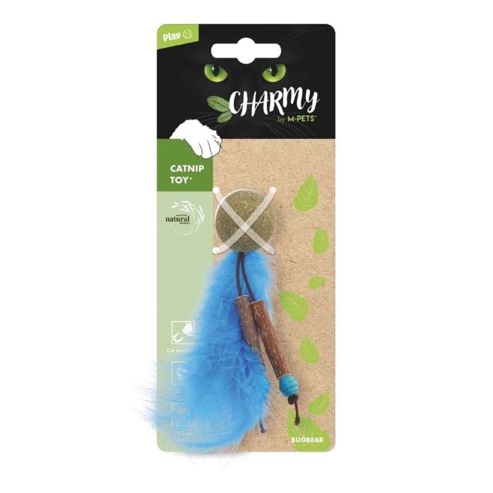 20640999 M-PETS CHARMY BUGBEAR CATNİPLİ KEDİ OYUNCAĞI BLUE