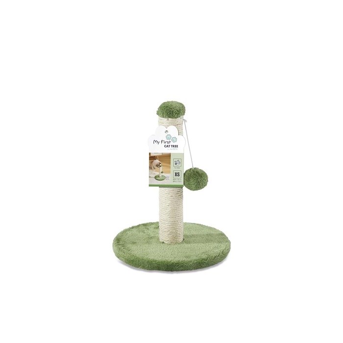 20643099 M-PETS MY FIRST KEDİ TIRMALAMA PONPONLU GREEN