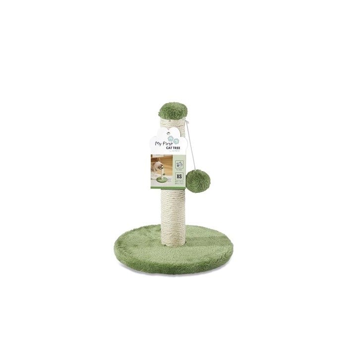 20643099 M-PETS MY FIRST KEDİ TIRMALAMA PONPONLU GREEN