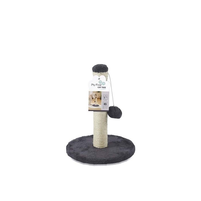 20643299 M-PETS MY FIRST KEDİ TIRMALAMA PONPONLU DARK GREY