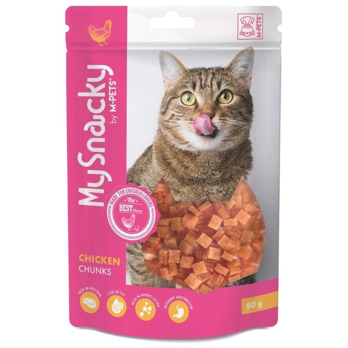 29010215 M-PETS MY SNACKY CHICKEN CRUMBS KEDİ ÖDÜLÜ 80GR