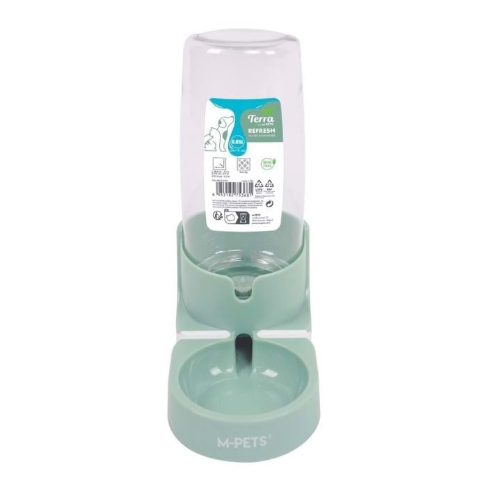 60531399 M-PETS REFRESH SMALL HAZNELİ SU KABI 0.85L SEA GREEN