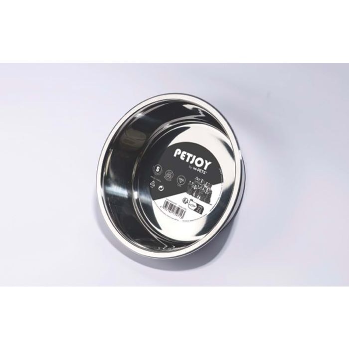 60566199 M-PETS PETJOY DOGFAMİLY ÇELİK MAMA KABI (S) 490ML