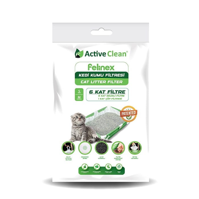 Active Clean Felinex Kedi Kumu Filtresi S/M