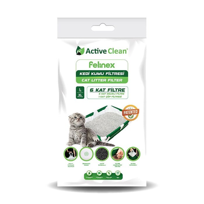 Active Clean Felinex Kedi Kumu Filtresi L/XL