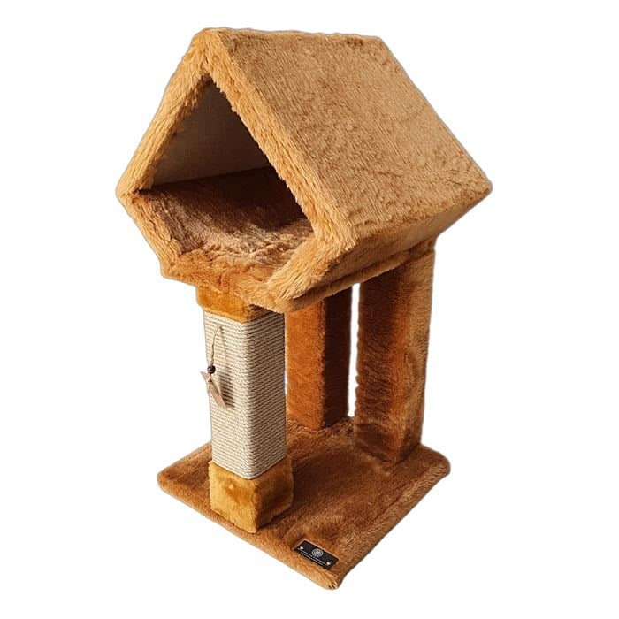 Botar Diamond Kedi Evi Camel