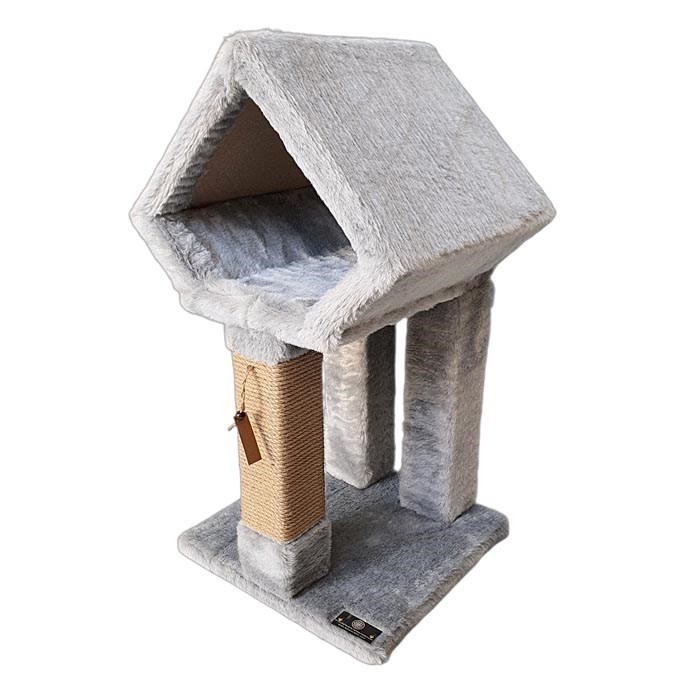 Botar Diamond Kedi Evi Gri
