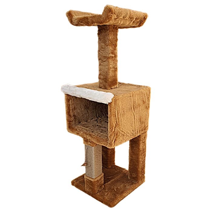 Botar Double Kedi Evi Camel